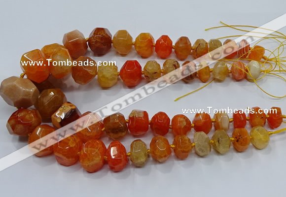 CNG3175 15.5 inches 12*16mm - 25*30mm nuggets agate beads