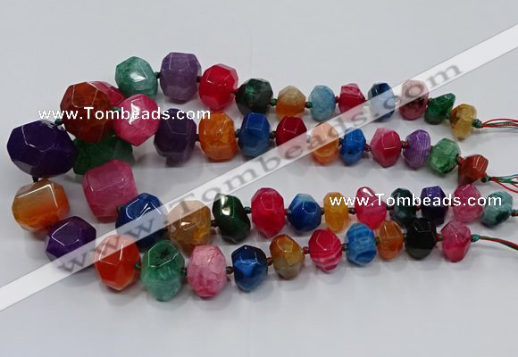 CNG3180 15.5 inches 12*16mm - 25*30mm nuggets agate beads