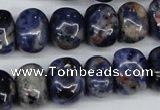 CNG32 15.5 inches 11*15mm nuggets sodalite gemstone beads