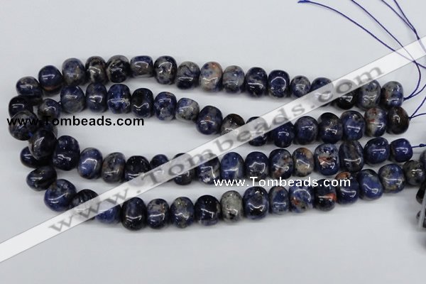 CNG32 15.5 inches 11*15mm nuggets sodalite gemstone beads