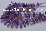 CNG3207 10*25mm - 12*45mm faceted nuggets ametrine beads