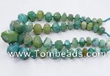 CNG3232 15.5 inches 12*16mm - 25*30mm nuggets agate beads