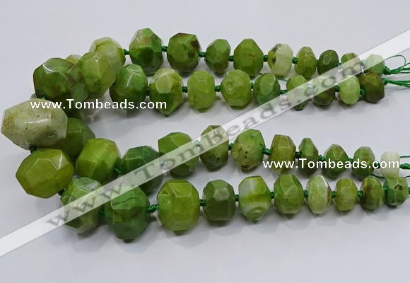 CNG3233 15.5 inches 12*16mm - 25*30mm nuggets agate beads