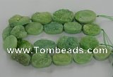 CNG3273 15.5 inches 22*30mm - 30*40mm freeform druzy agate beads