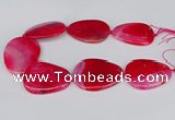 CNG3351 15.5 inches 40*50mm - 45*60mm freeform agate beads