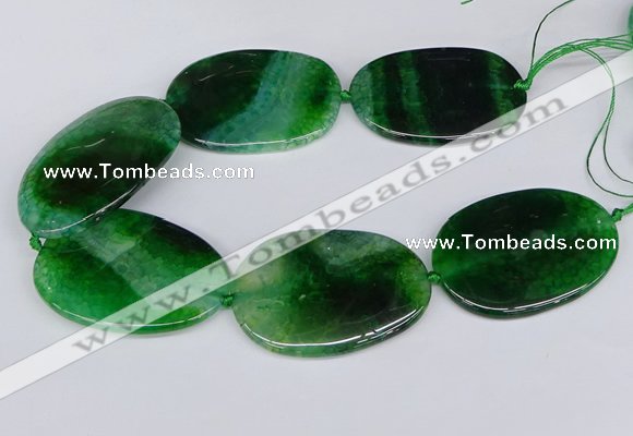 CNG3353 15.5 inches 40*50mm - 45*60mm freeform agate beads