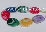 CNG3355 15.5 inches 40*50mm - 45*60mm freeform agate beads