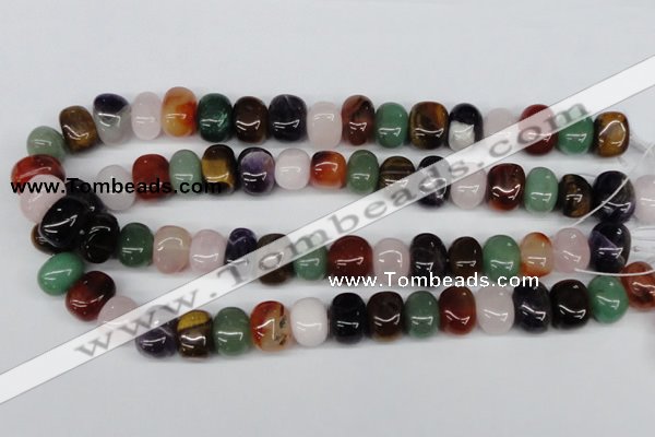 CNG34 15.5 inches 11*15mm nuggets mixed gemstone beads