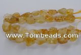 CNG3424 15.5 inches 15*20mm - 20*30mm nuggets citrine beads