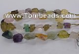 CNG3428 15.5 inches 15*20mm - 20*30mm nuggets mixed quartz beads