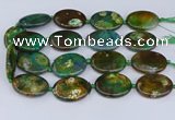 CNG3454 15.5 inches 30*40mm oval dragon veins agate beads