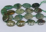 CNG3483 25*35mm - 30*40mm freeform chrysanthemum agate beads