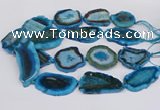 CNG3490 15.5 inches 35*40mm - 45*55mm freeform agate beads