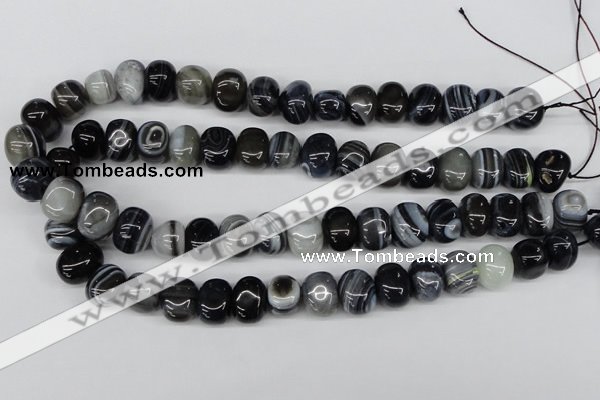 CNG35 15.5 inches 11*15mm nuggets madagascar agate gemstone beads