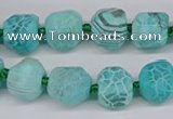 CNG3503 15.5 inches 12mm - 14mm faceted nuggets agate beads