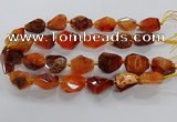 CNG3508 15.5 inches 15*20mm - 18*25mm faceted nuggets agate beads