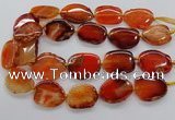 CNG3514 15.5 inches 20*25mm - 25*35mm freeform agate slab beads