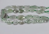 CNG3534 15.5 inches 15*20mm - 20*30mm freeform green quartz beads