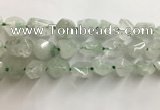 CNG3540 15.5 inches 8*12mm - 10*14mm nuggets green quartz beads