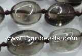 CNG355 15.5 inches 15*20mm - 25*30mm nuggets smoky quartz beads