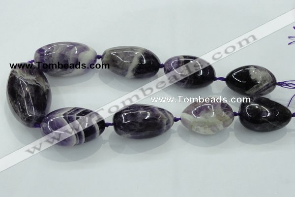 CNG356 15.5 inches 20*30mm - 30*40mm nuggets amethyst beads