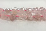 CNG3560 15.5 inches 18*20mm - 25*30mm nuggets rough rose quartz beads