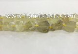 CNG3562 15.5 inches 18*20mm - 25*30mm nuggets rough lemon quartz beads