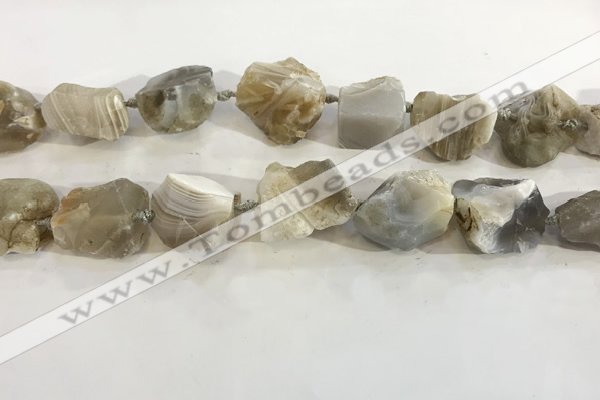 CNG3568 15.5 inches 18*20mm - 25*30mm nuggets rough agate beads