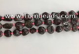 CNG3579 15.5 inches 10*14mm - 12*16mm nuggets garnet gemstone beads