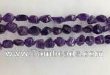 CNG3581 15.5 inches 8*10mm - 10*12mm nuggets amethyst beads