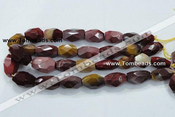 CNG371 15.5 inches 20*25mm faceted nuggets mookaite beads