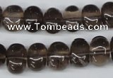 CNG38 15.5 inches 11*15mm nuggets smoky quartz gemstone beads