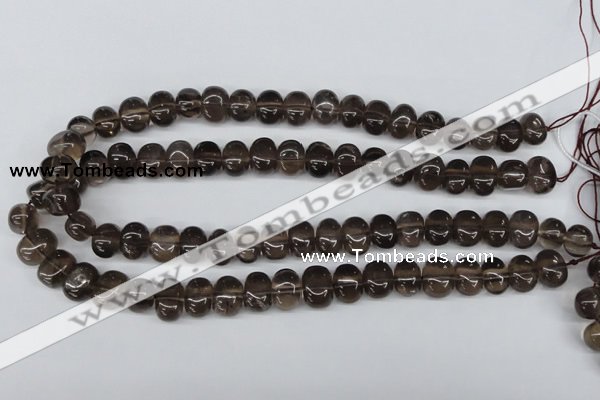 CNG38 15.5 inches 11*15mm nuggets smoky quartz gemstone beads