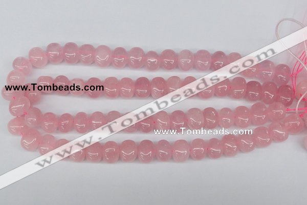 CNG41 15.5 inches 11*15mm nuggets rose quartz gemstone beads