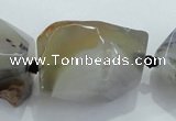 CNG413 15.5 inches 18*20mm - 25*35mm nuggets agate gemstone beads