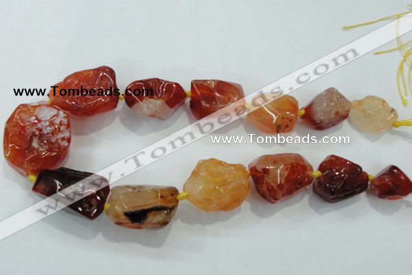 CNG414 15.5 inches 18*20mm - 28*40mm nuggets agate gemstone beads