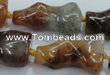 CNG425 15.5 inches 20*30mm - 20*45mm nuggets colorfull-phantom beads