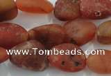 CNG430 15.5 inches 13*18mm nuggets agate gemstone beads