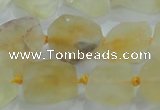 CNG431 15.5 inches 15*20mm – 25*30mm nuggets citrine gemstone beads