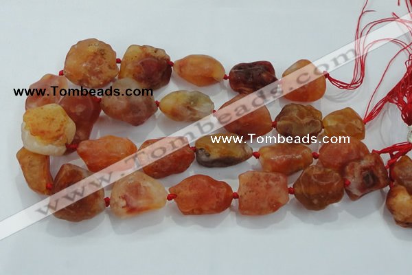 CNG433 15.5 inches 18*25mm – 32*40mm nuggets agate gemstone beads