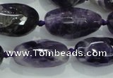 CNG476 15.5 inches 15*20mm - 25*35mm faceted nuggets amethyst beads