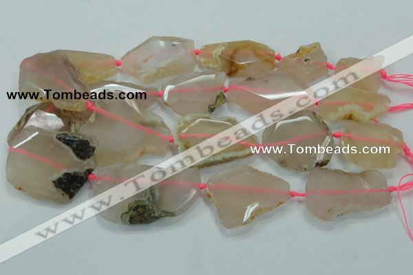 CNG497 15 inches 15*20mm – 25*42mm faceted nuggets agate beads