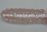 CNG5003 15.5 inches 12*16mm - 15*20mm faceted nuggets rose quartz beads