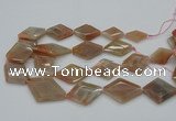 CNG5064 15.5 inches 20*30mm - 35*45mm faceted freeform sunstone beads