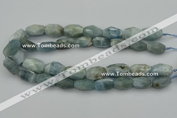 CNG5068 15.5 inches 13*20mm - 15*25mm faceted nuggets aquamarine beads