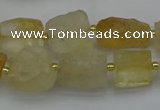 CNG5073 15.5 inches 8*10mm - 15*20mm nuggets citrine beads