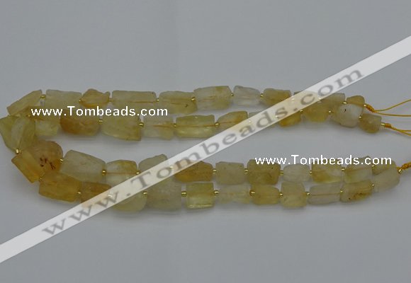 CNG5073 15.5 inches 8*10mm - 15*20mm nuggets citrine beads