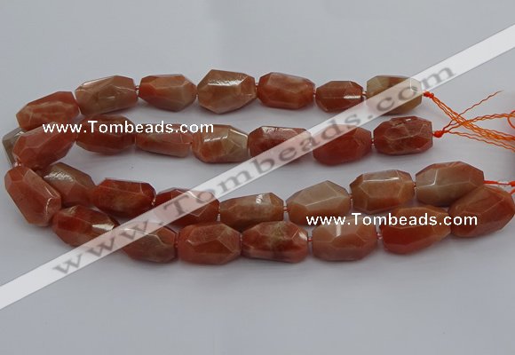 CNG5091 15.5 inches 13*18mm - 15*25mm faceted nuggets sunstone beads