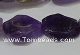 CNG5104 15.5 inches 14*20mm - 18*25mm freeform amethyst beads