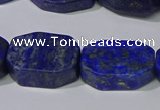 CNG5110 15.5 inches 14*20mm - 18*25mm freeform lapis lazuli beads